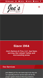 Mobile Screenshot of joesbatteryandtire.com