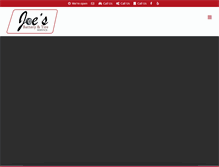Tablet Screenshot of joesbatteryandtire.com